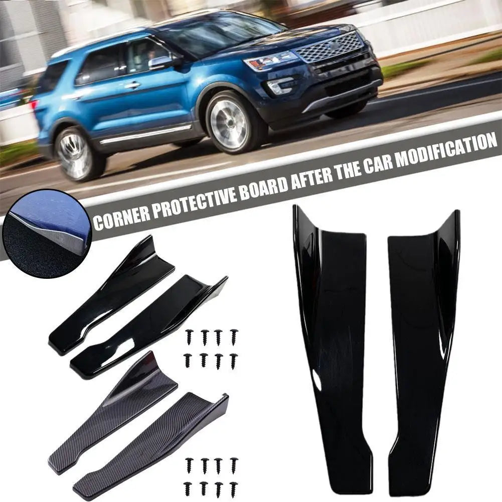 Universal 48cm Side/Rear Spoiler Splitter Pod in Gloss Black or Printed Carbon