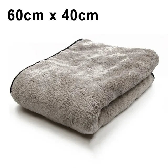 SEAMETAL 120x50cm Microfiber Car Wash Towel Ultra Soft Absorbent Drying
