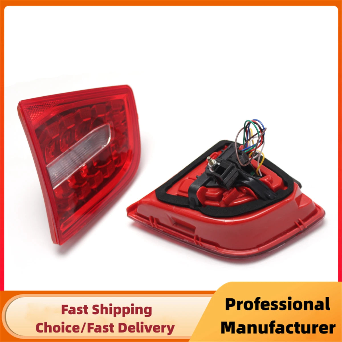 LED Tail Light Assembly for Audi A6 C6 S6 RS6 Saloon Sedan 2009–2011