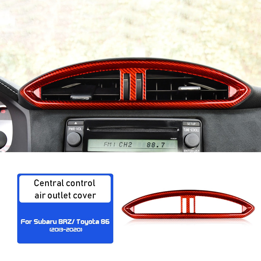 Air Conditioner Outlet Trim Genuine Carbon Fibre (Subaru BRZ 12-21)(Toyota GT86 12-21)