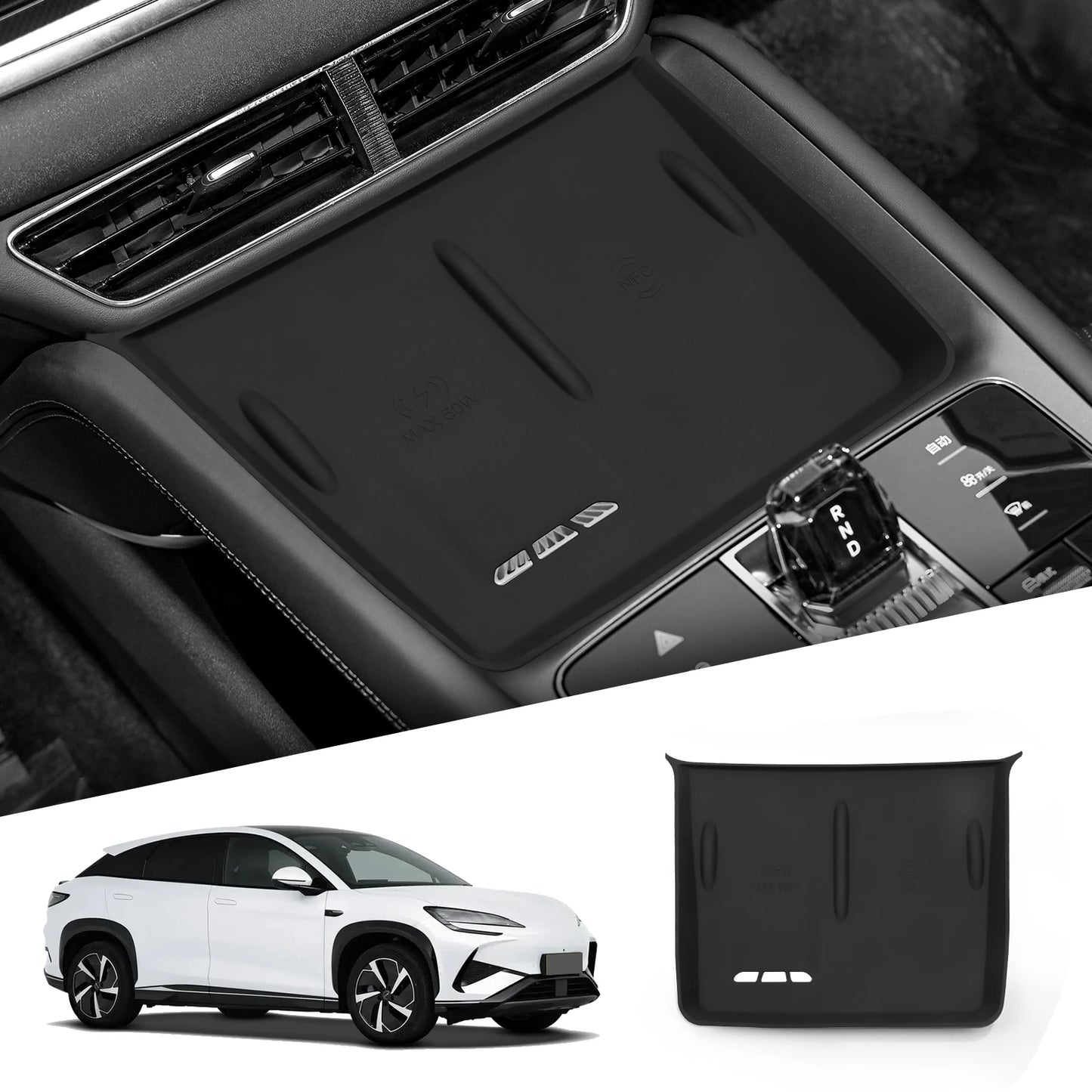 Center Console Armrest Storage Box Organizer for BYD Sealion 07 2024–2025