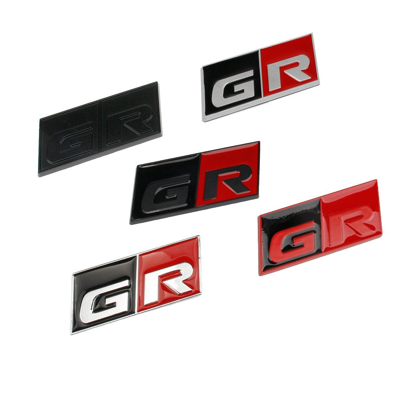 GR Gazoo Racing Sport Badge 3D Alloy Emblem (Toyota)