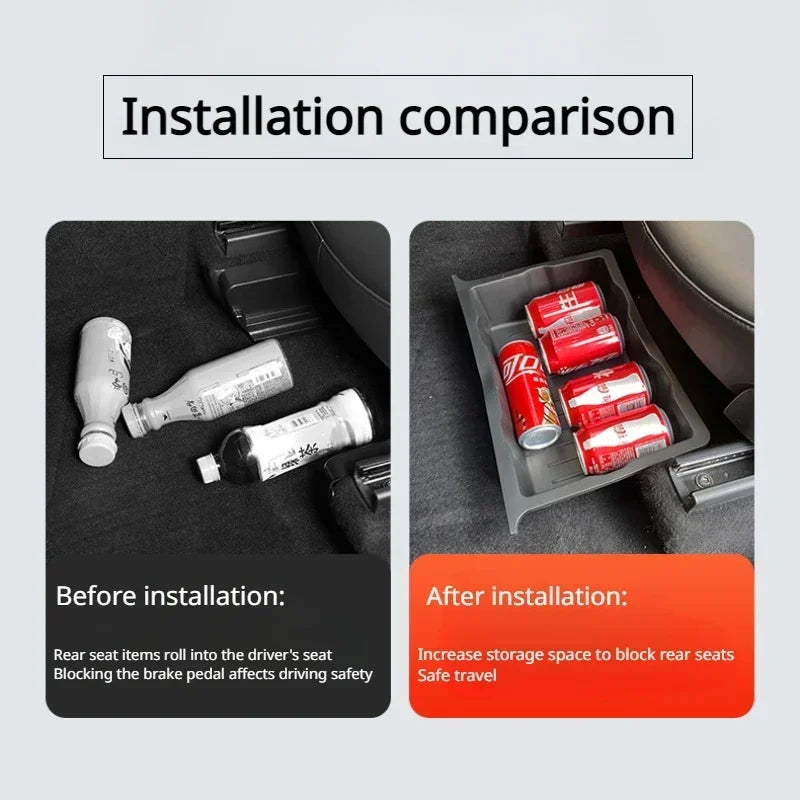 Under Seat Storage Drawer for Tesla Model Y 2021–2024