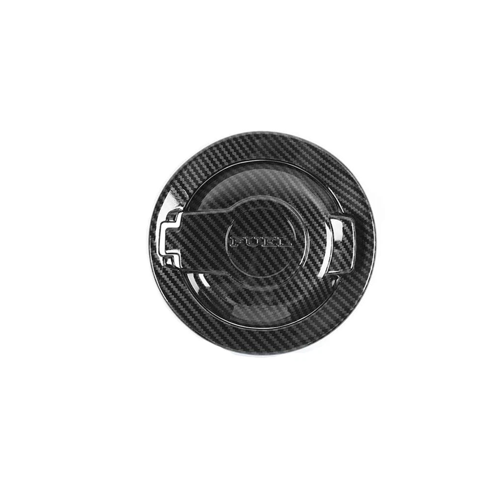 Carbon Fiber Style Fuel Filler Door Cover for Dodge Challenger 2008–2023