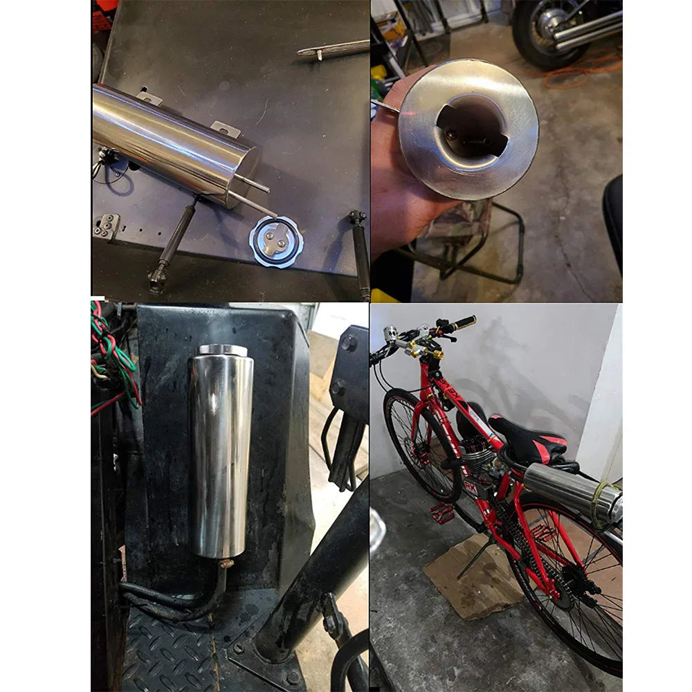 Polished Stainless Steel Radiator Overflow Tank Catch Can 3x10 2x13 3x9 Inch