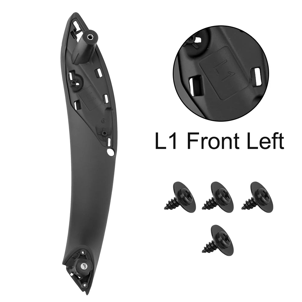 Black Interior Door Handle Pull Trim Cover for BMW F30 F31 F32 F34 F35 F80