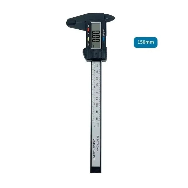 Digital Vernier Caliper 100mm 150mm Carbon Fiber Electronic Precision Gauge