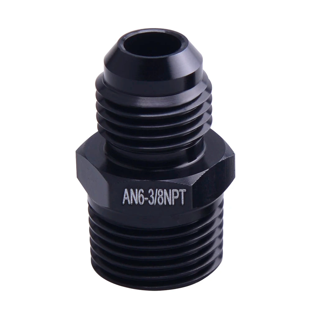 Universal 6AN AN6 to M10 M12x1.25/1.5 AN6 TO m16 M14x1.5 AN6 TO 1/4 3/8 1/2 npt