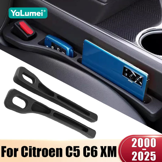 Car Seat Gap Filler Leak Proof Strips for Citroën C5 C6 Tourer XM 2000–2025