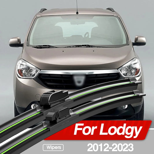 2PCS Front Windshield Wiper Blades for Dacia Lodgy 2012–2023