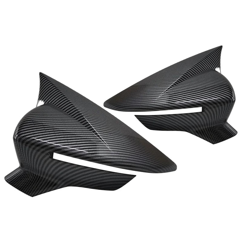 2PCS Side Mirror Cover Caps for SEAT Leon MK3 5F ST FR Cupra Ibiza Mk5 2017–2020