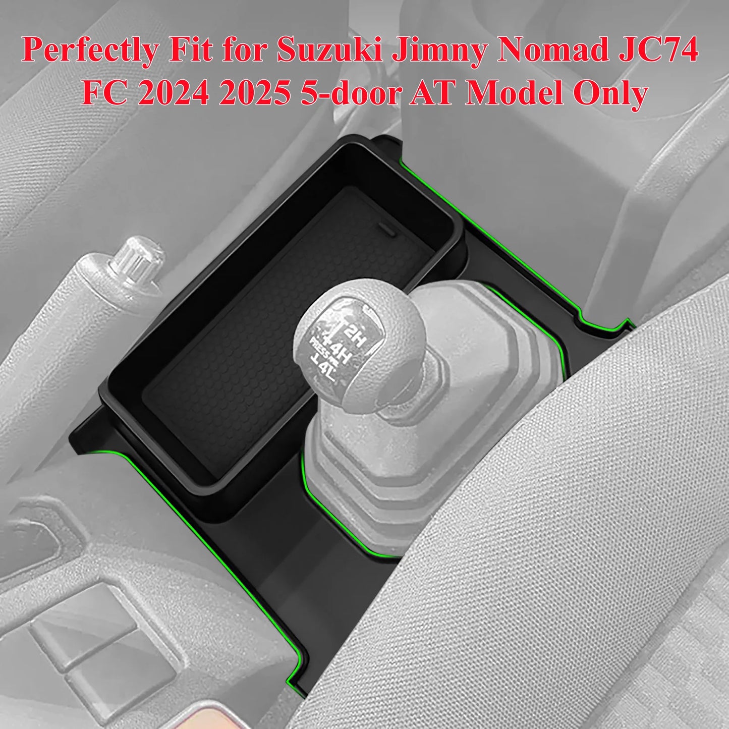 Gear Shift Storage Organizer Tray with Cup Holder for Suzuki Jimny 2024–2026