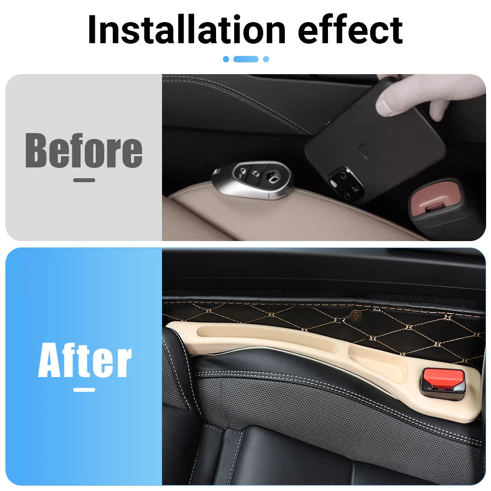 2PCS Car Seat Gap Filler Organizer for BMW X1, X2, X3, X4, X5 & X6