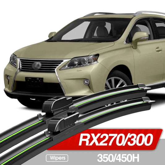 2PCS Front Windshield Wiper Blades for Lexus RX270 RX300 RX350 RX450h 2004–2022