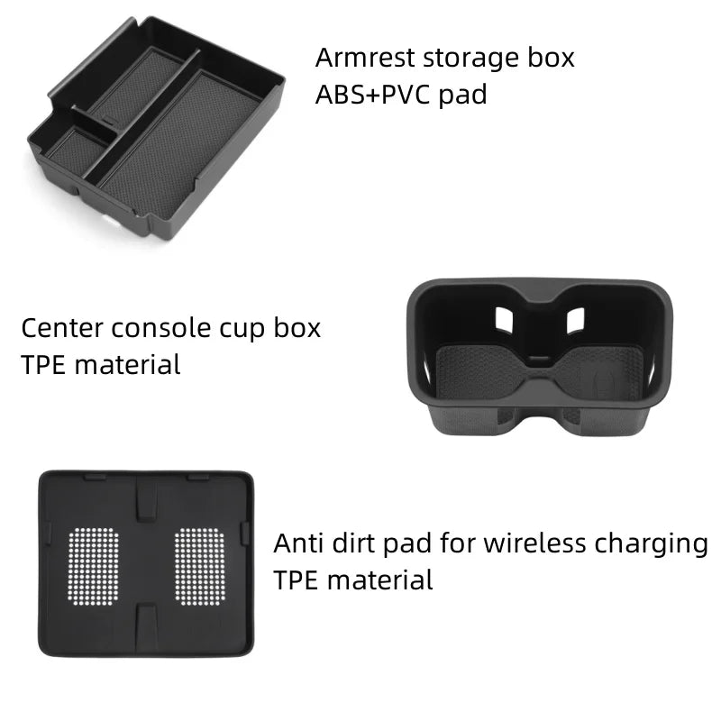 Smabee Armrest Storage Box Organizer for BYD Shark 6 2024–2026