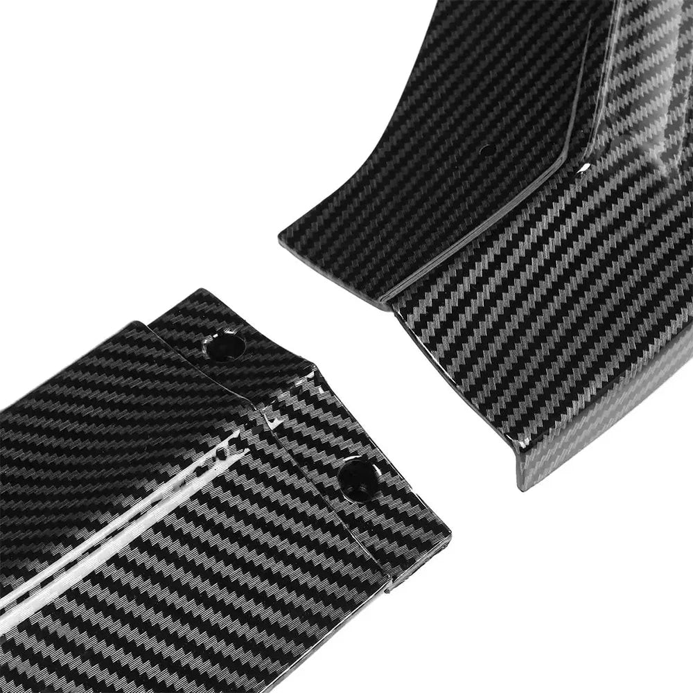 3PCS Front Bumper Spoiler Lip Splitter Diffuser Body Kit for Subaru WRX 2015–2019