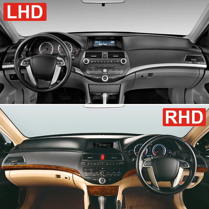 Dashboard Sun Shade Cover Dash Mat for Honda Accord 8th Gen 2008–2012