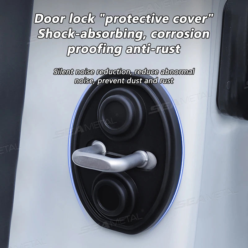 Silicone Car Door Shock Absorber Cushion Mute Buffer Protective Cover