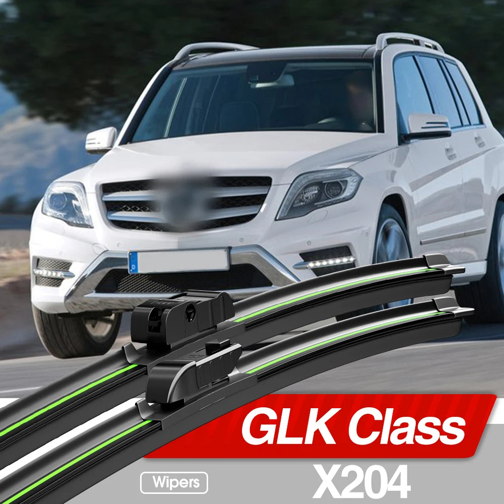 2PCS Front Windshield Wiper Blades for Mercedes-Benz GLK-Class X204 2008–2017