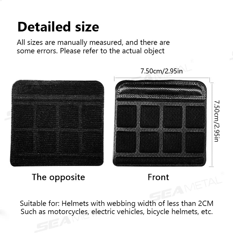 Universal Motorcycle Helmet Liner Sponge Padding Chin Rest Support Breathable