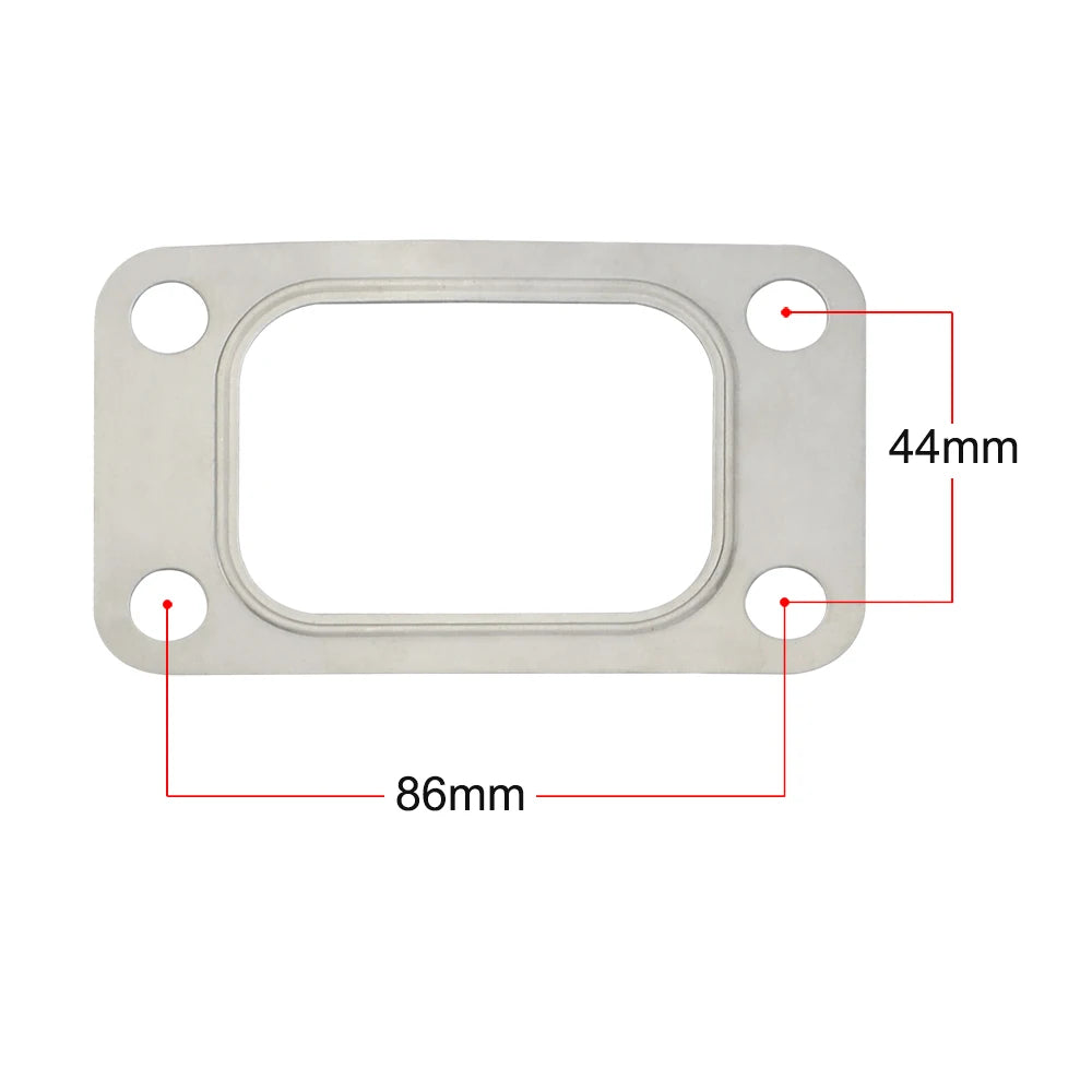 10PCS T3 T34 T35 T38 GT35 Turbo Turbine Inlet Manifold Gasket Stainless Steel