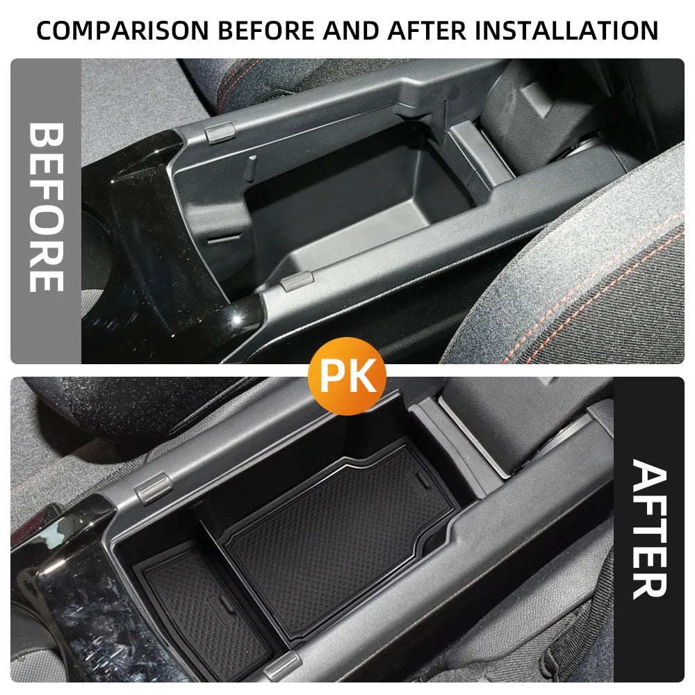 Armrest Storage Box Tray Center Console Peugeot 2008 208 II 2019-2024