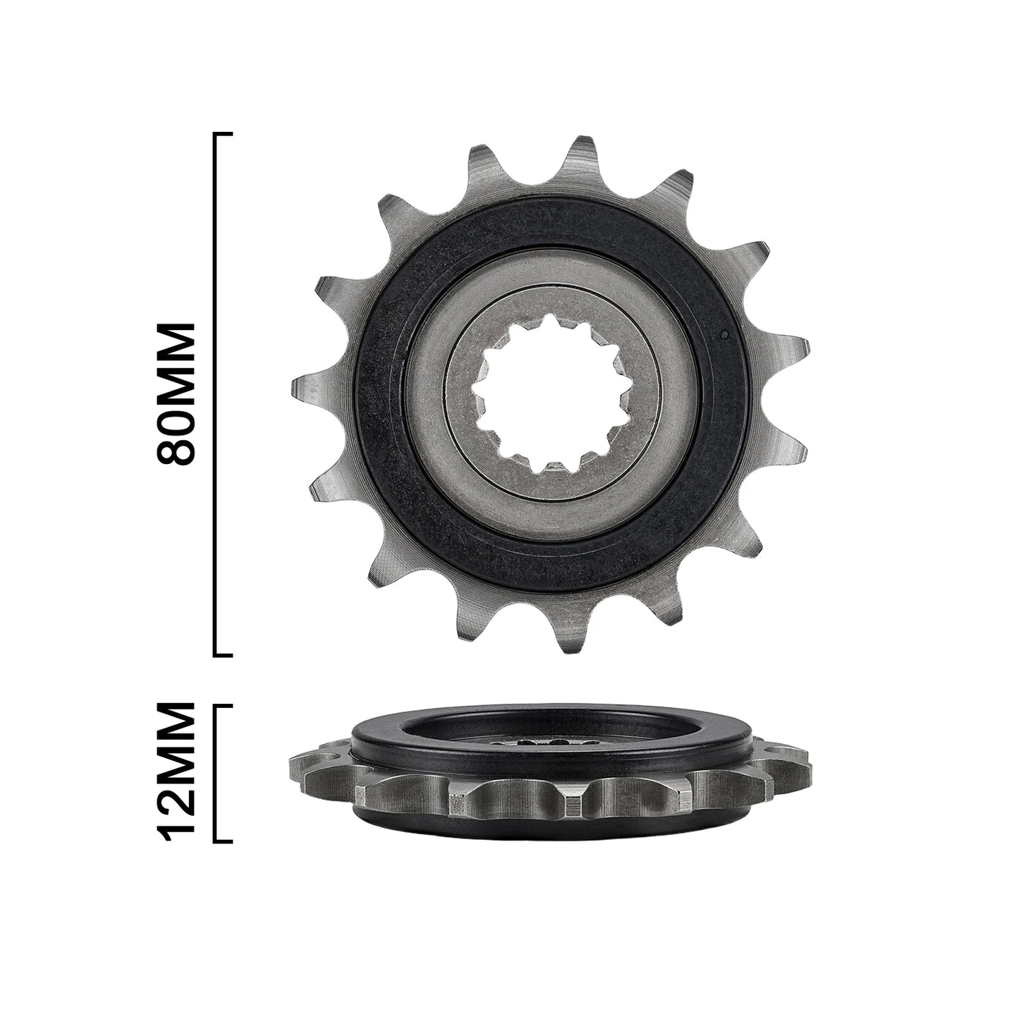 Silent Front Sprocket for CFMOTO 450MT 450SR 650NK 400NK Rubber Cushioned