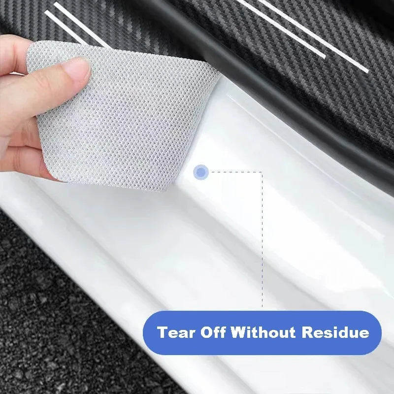 Carbon Fiber Door Sill Scuff Sticker for Nissan Juke F15 F16 2010-2021