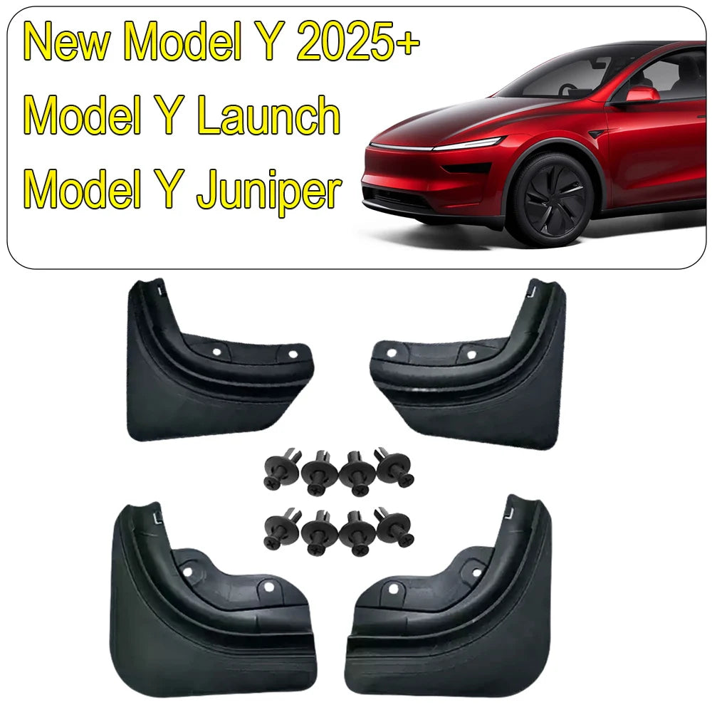 Mud Flaps Splash Guards for Tesla Model 3, Model Y & Model YL 2025–2026