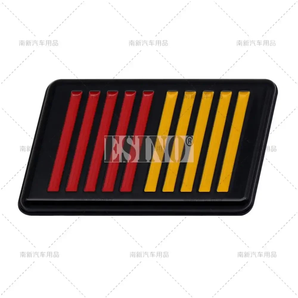 3D Metal Zinc Alloy Ralliart Car Emblem Badge Adhesive Front Grille Trunk