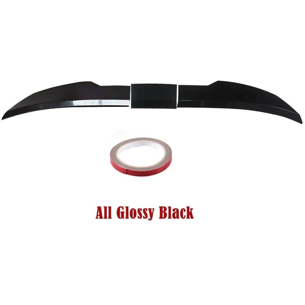 Universal Adjustable Rear Trunk Spoiler Wing 117–127cm DIY Sedan Boot Lip Wing