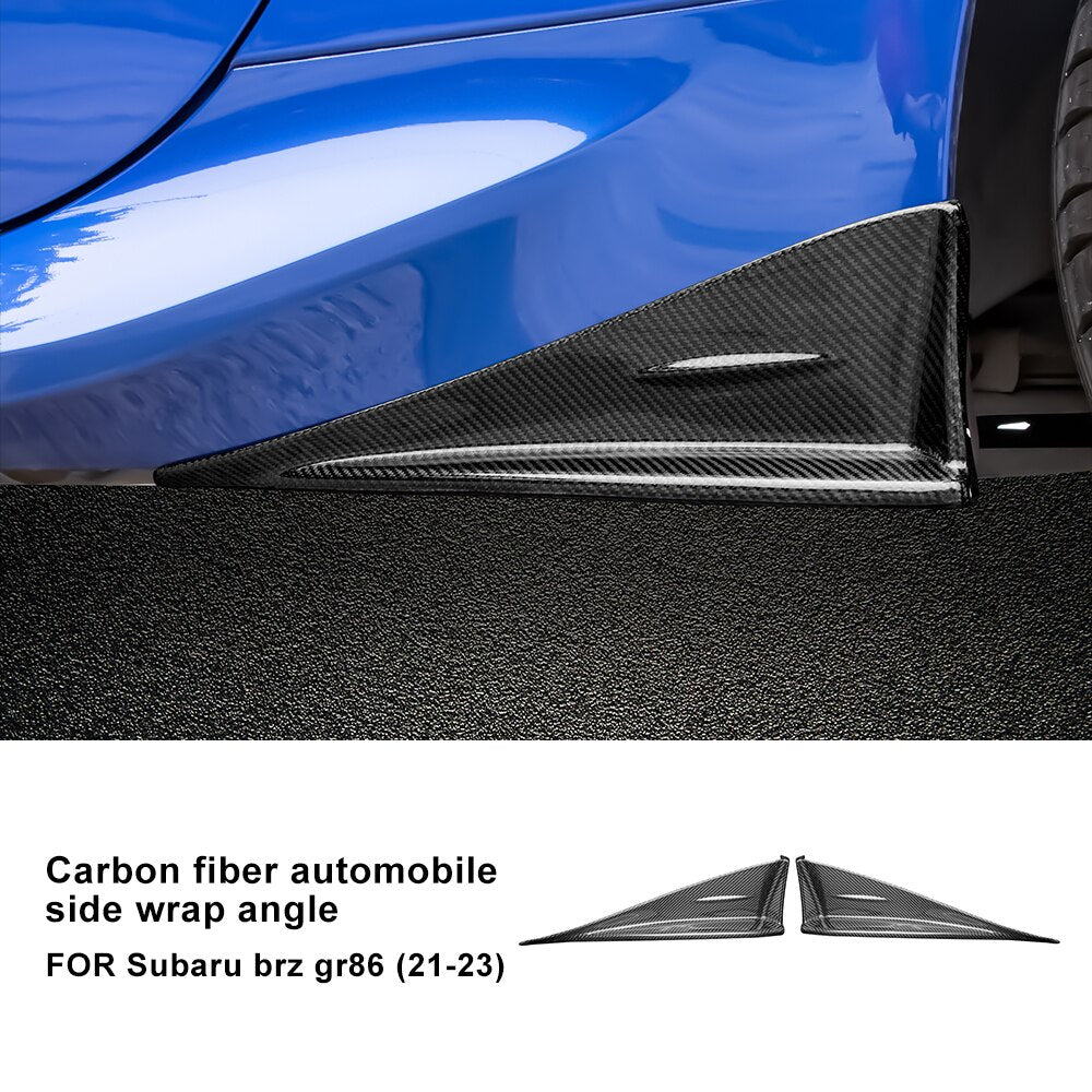 Rear Pod Canards Genuine Carbon Fibre (Subaru BRZ 22+) (Toyota GR86 22+)