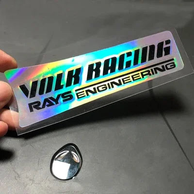 VOLK Racing Wheel Sticker Decal Gold Pink Red Green Yellow for 17 18 19"