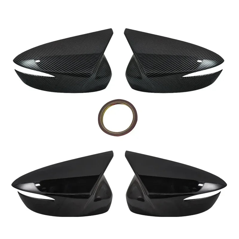 2Pcs Side Mirror Cover Caps Replacement for Mazda CX-3 CX-4 CX-5 2015+