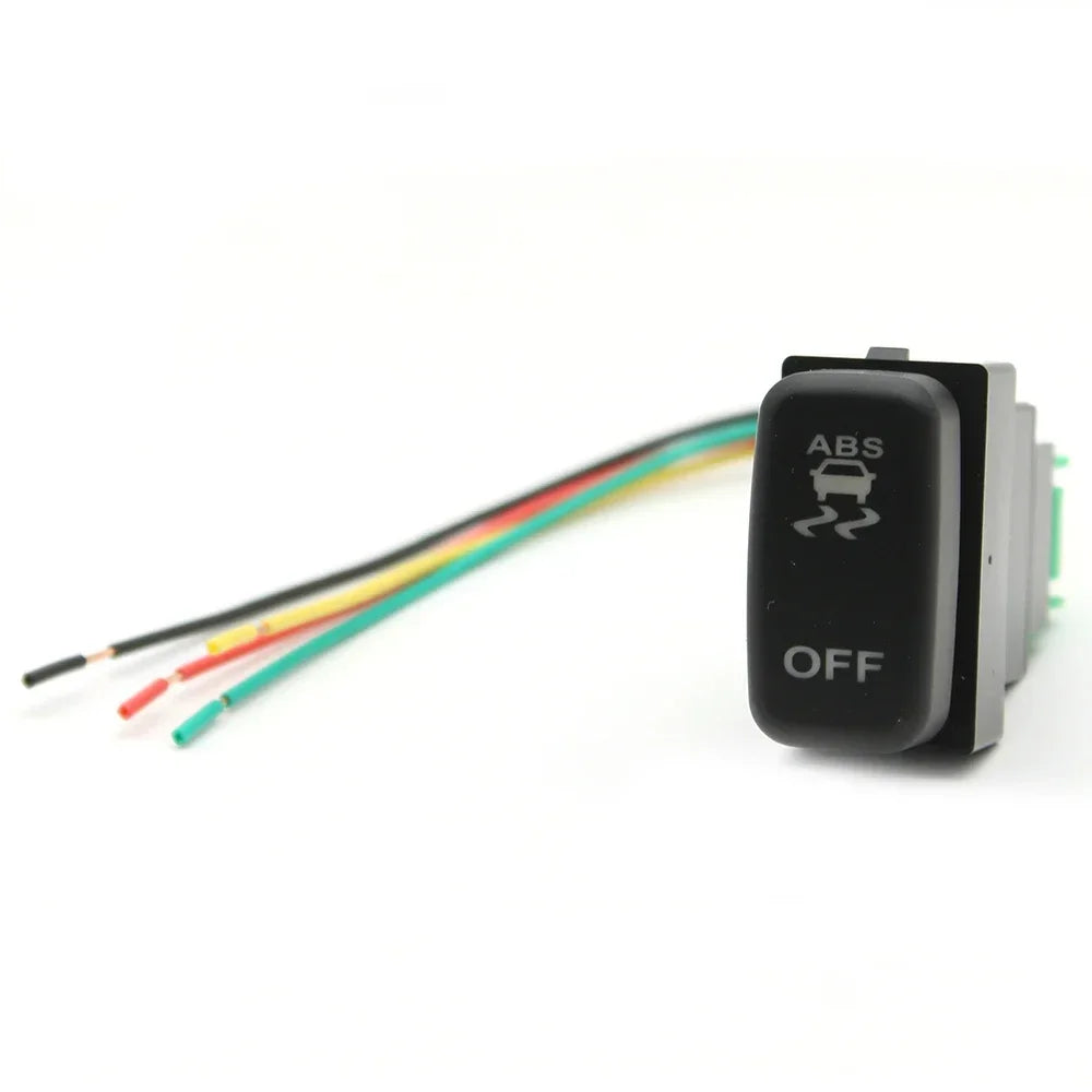 Red LED Fog Light DRL Power Switch Button for Mitsubishi Pajero Lancer