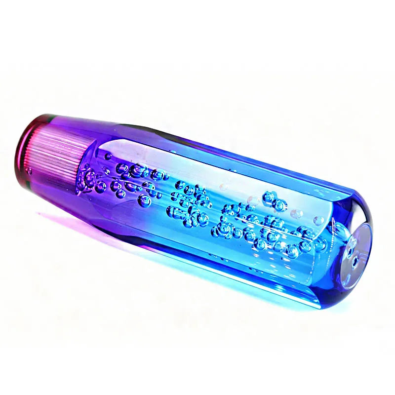 Blue Purple Crystal Gear Shift Knob 10 15 20cm Universal Manual Auto