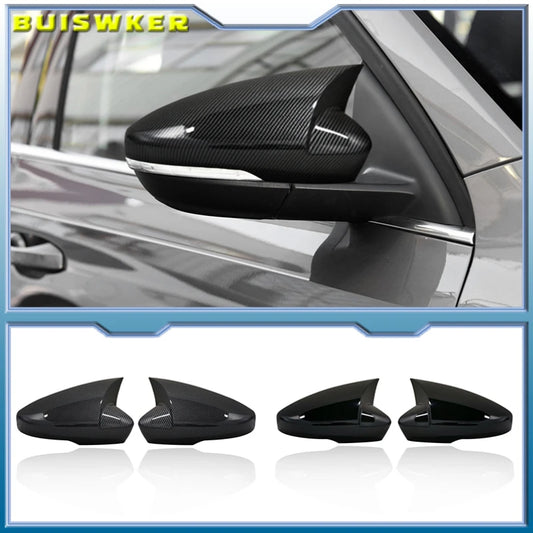 Side Mirror Cover Caps for Skoda Octavia Mk3 A7 2014–2019 & VW T-Roc 2017–2019
