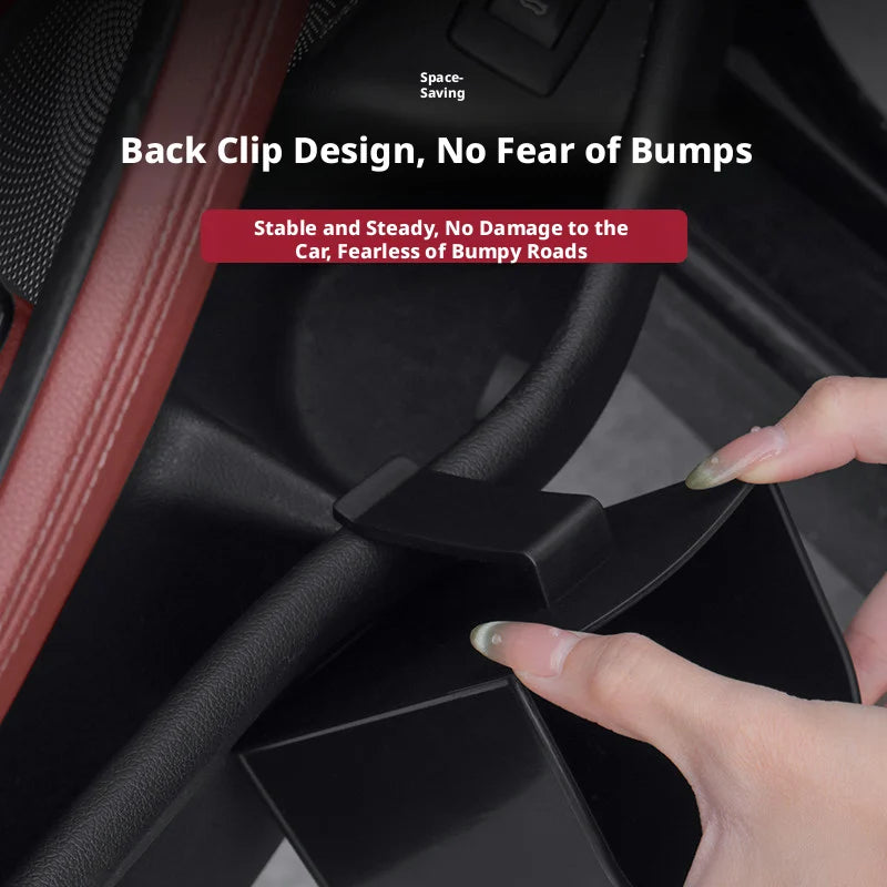 Universal Car Cup Holder Seat Back Organizer Trash Can Interior Accessory