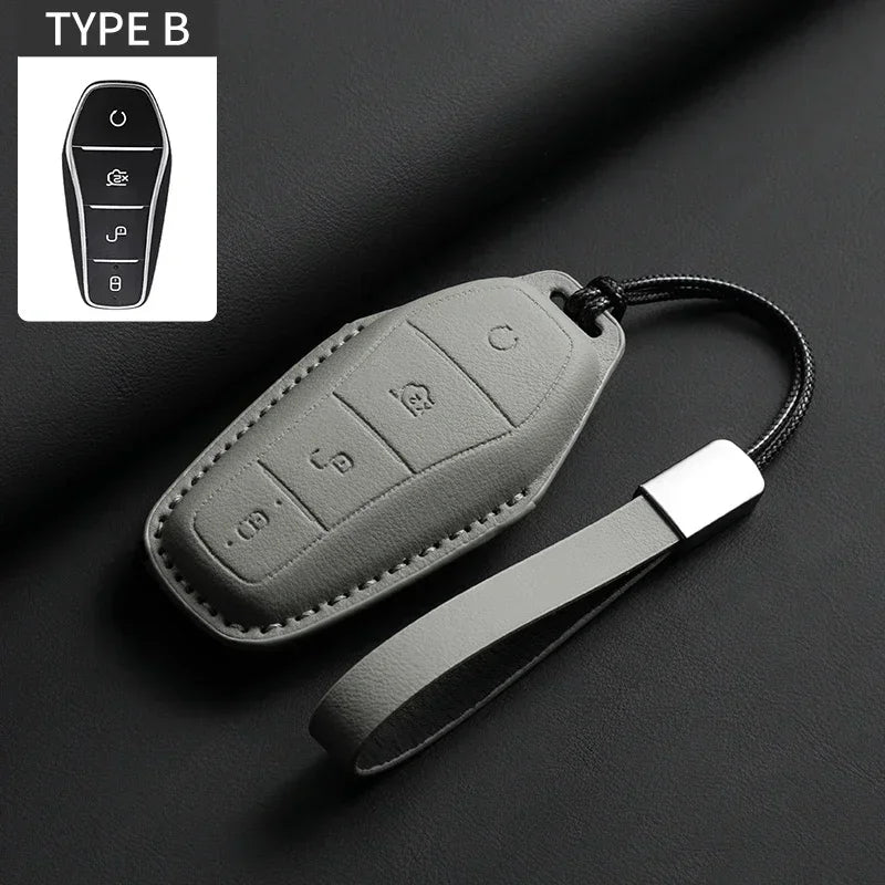 Smart Key Cover Case for BYD Han EV, Tang DM, Qin PLUS, Song Pro & More