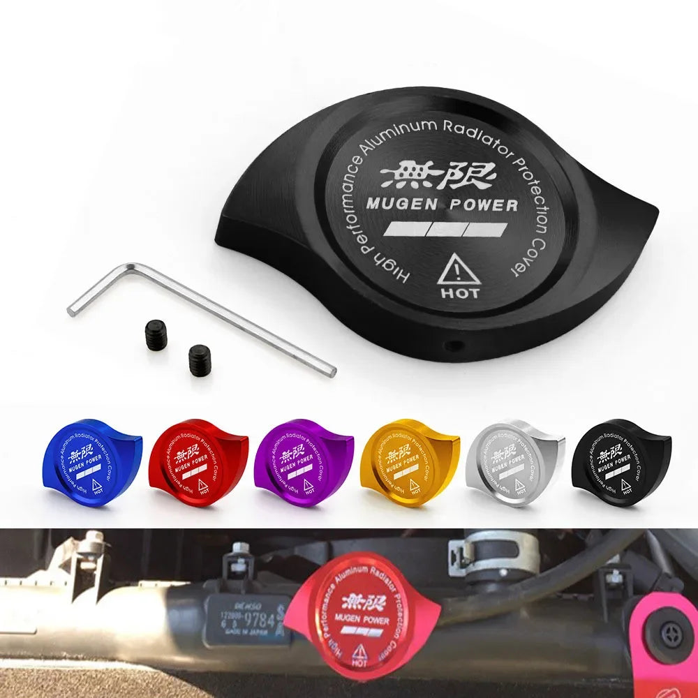 MUGEN Style Billet Aluminum Radiator Pressure Cap Cover High Performance Car