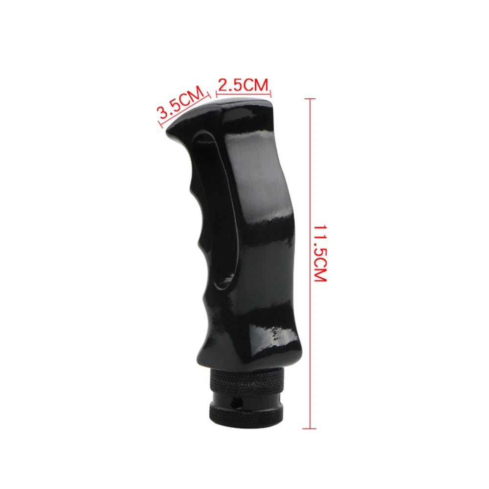 5 Speed Resin AT MT Gear Shift Knob Aluminum Shifter Lever for Honda Toyota