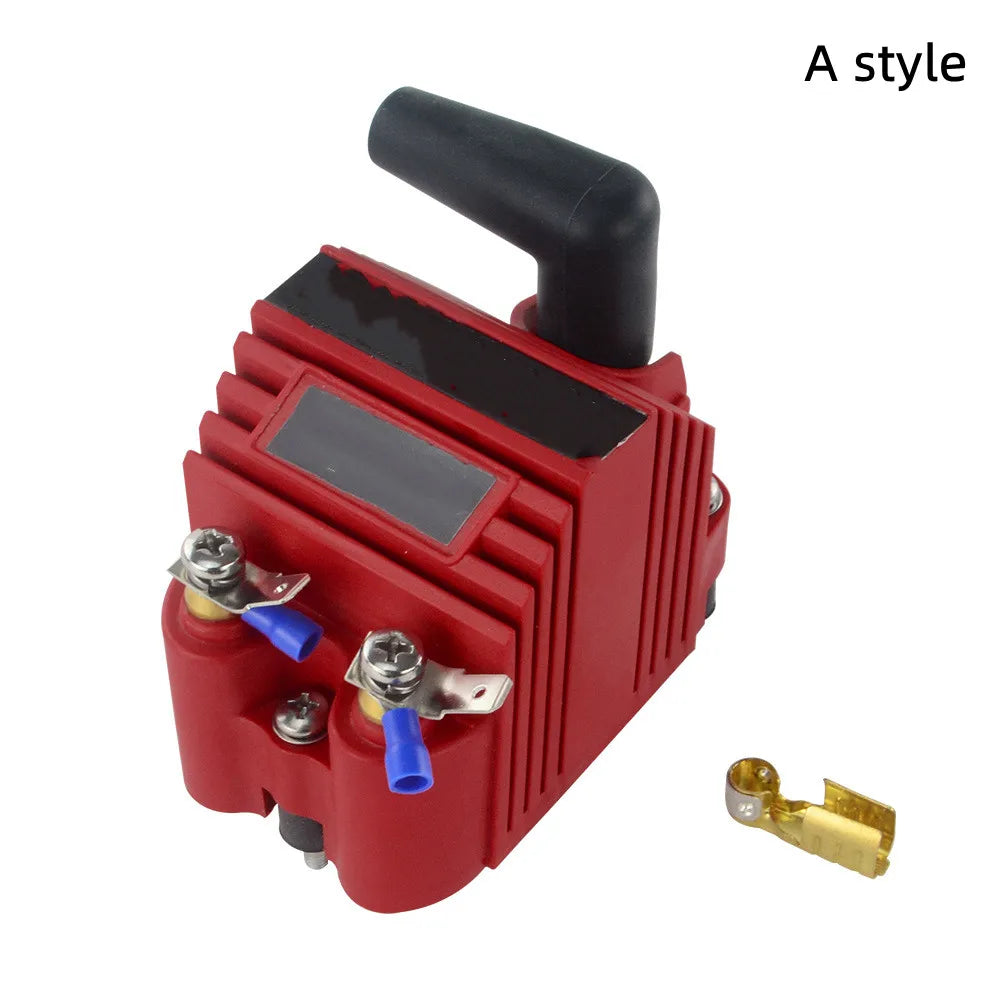 12V High Output E-Core Ignition Coil External Male HEI Blaster Style Universal