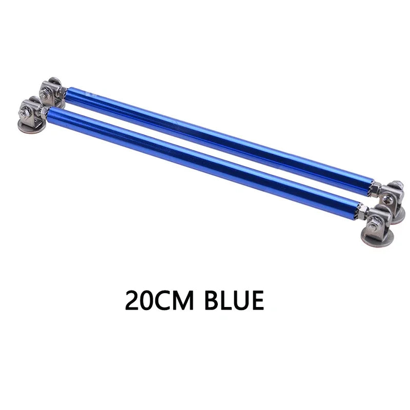 Universal Adjustable Bumper Lip Splitter Support Rods 100 150 200mm Car Kit