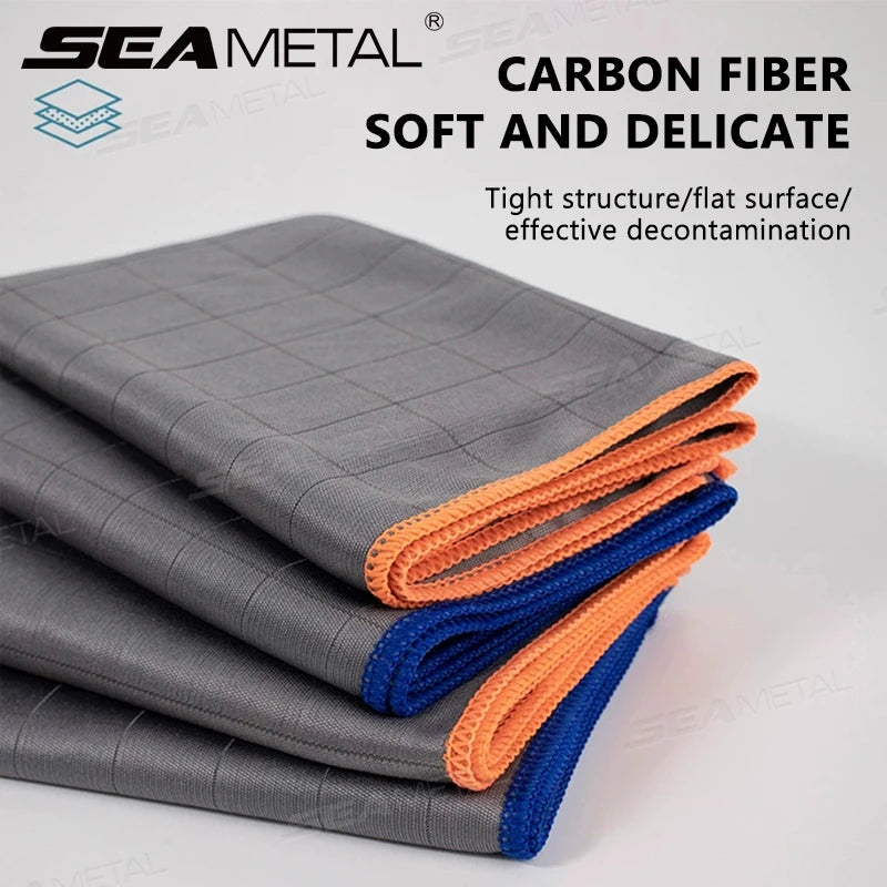 Microfiber Carbon Fiber Glass Cleaning Cloth Streak-Free Cleaning Towel