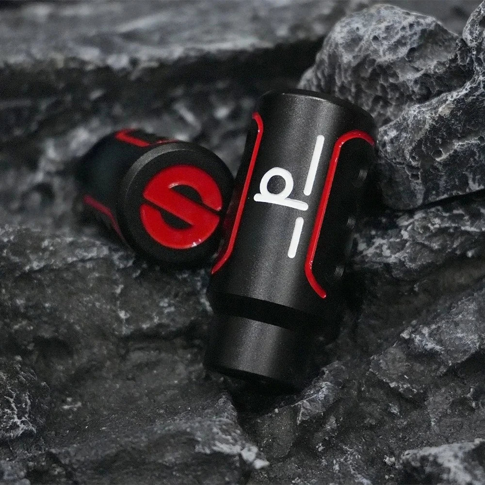 Universal Aluminum Manual Gear Shift Knob Silver Black JDM Style Gear Stick