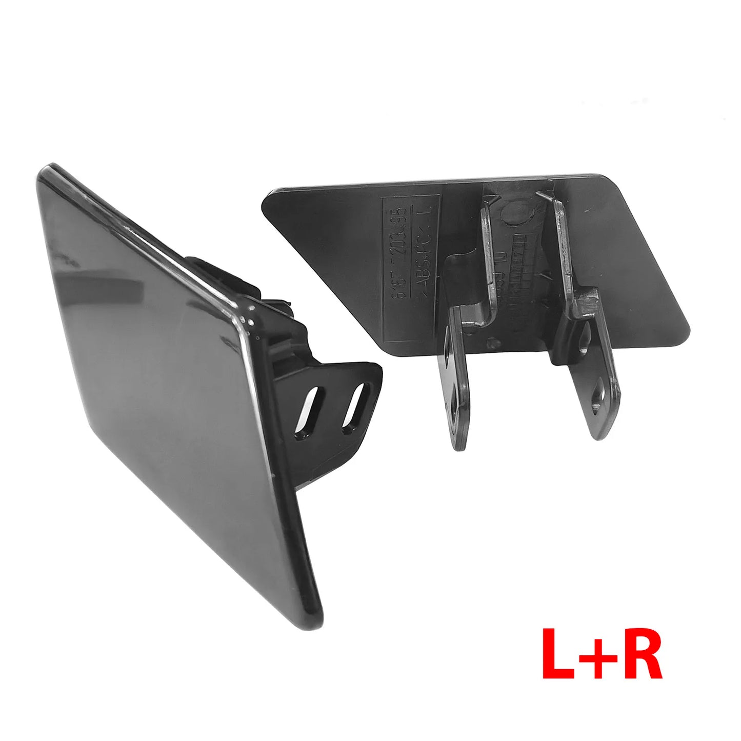 Front Bumper Headlight Washer Nozzle Cover Cap Set for BMW