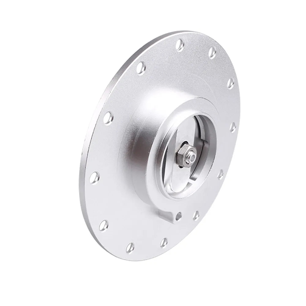 Billet Aluminum Fuel Cell Filler Cap Twist Lock Cover 12-Hole Universal Kit