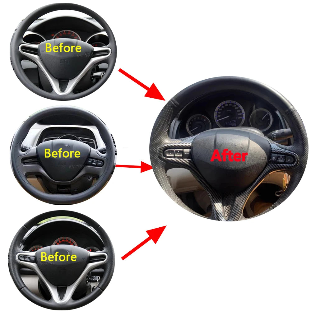 Steering Wheel Audio Control Buttons Green Light for Honda Civic 2006-2011