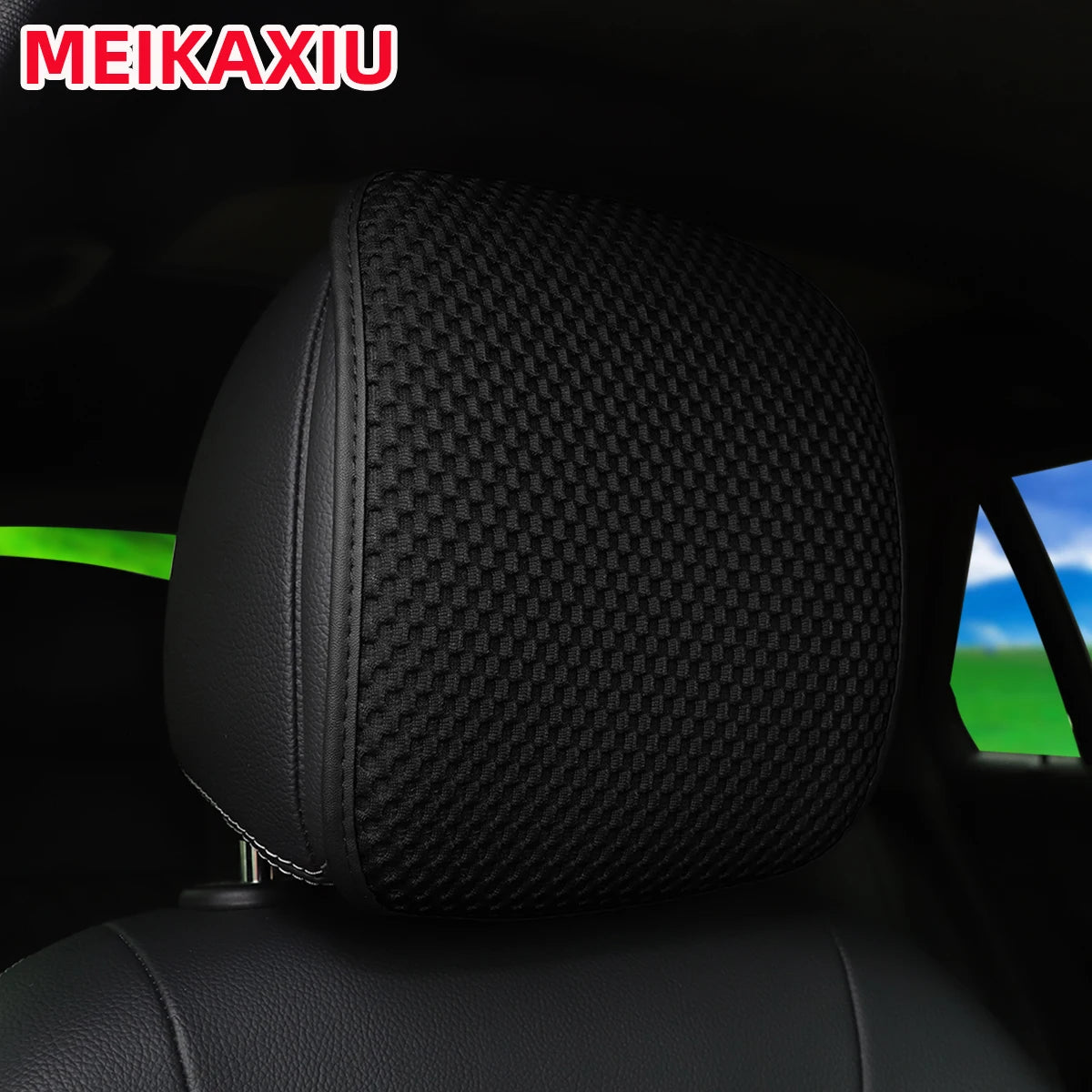 1PC Breathable Mesh Car Seat Cushion & Headrest Cover Universal Cooling Seat