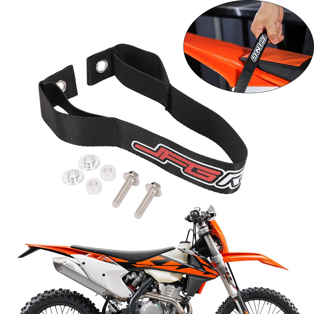 Rear Rescue Pull Strap Belt for KTM 250 350 450 EXC SXF XCF XCW Dirt Bike